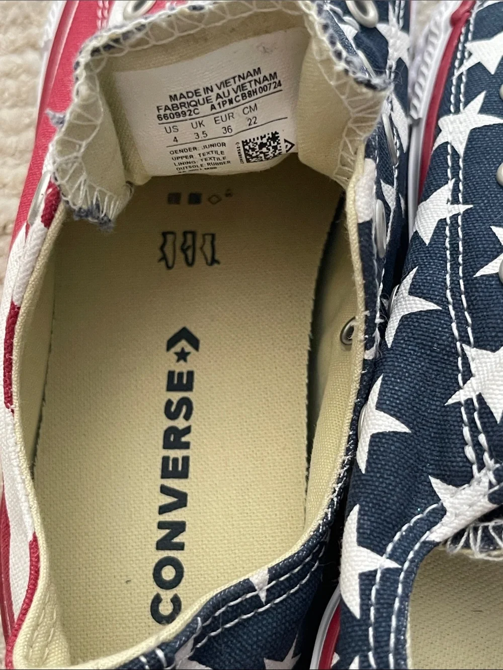 Converse patriotic flag